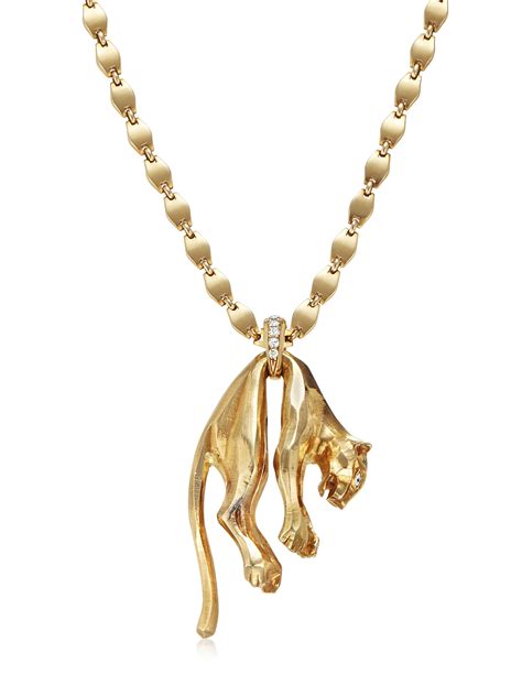 cartier panther necklace